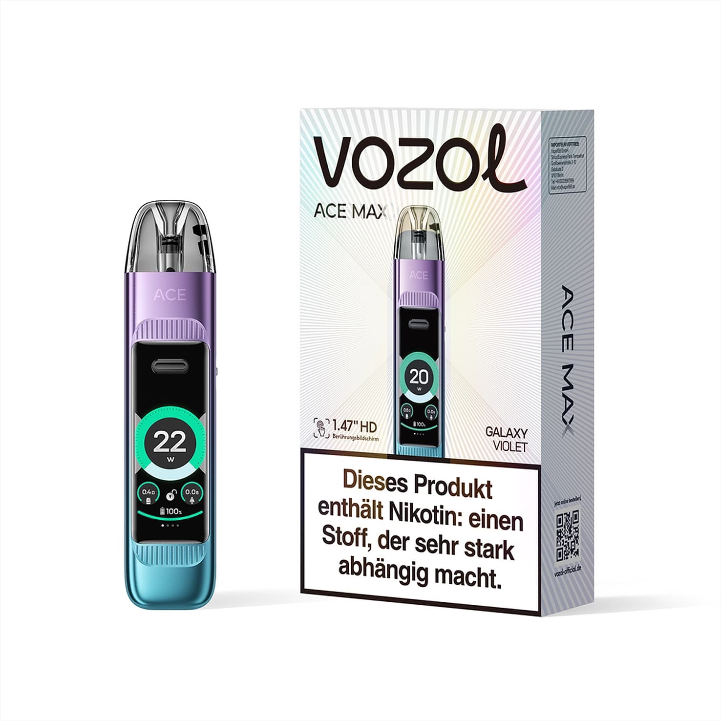 Vozol Ace Max Galaxy Violet