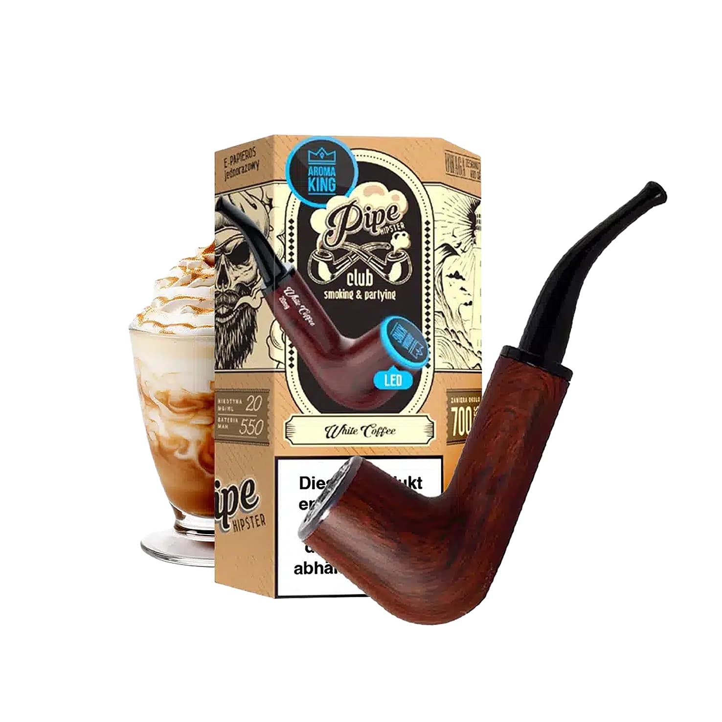 Aroma King Pipe – White Coffee
