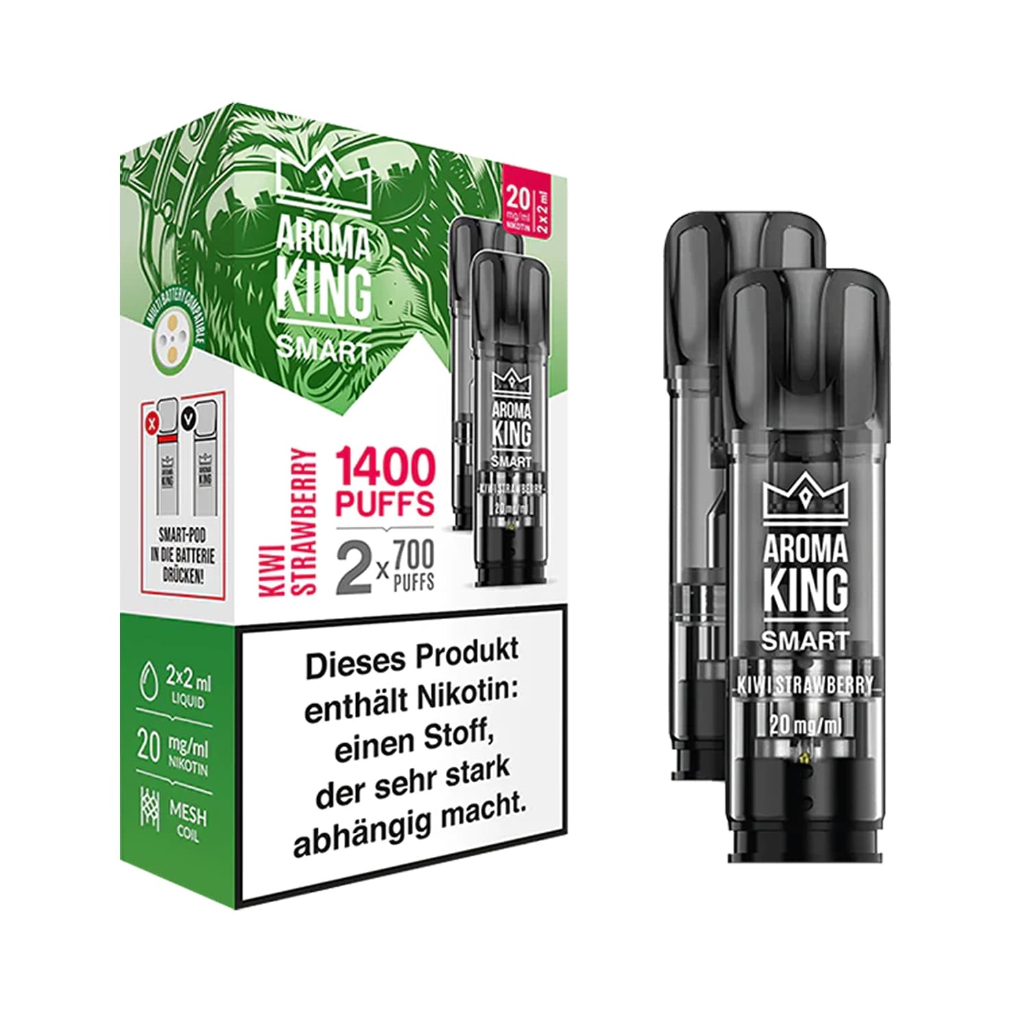 Aroma King SMART Pod – Kiwi Strawberry