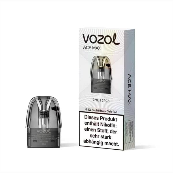 Vozol Ace Max 0.6 Ohm – Refillable Pods